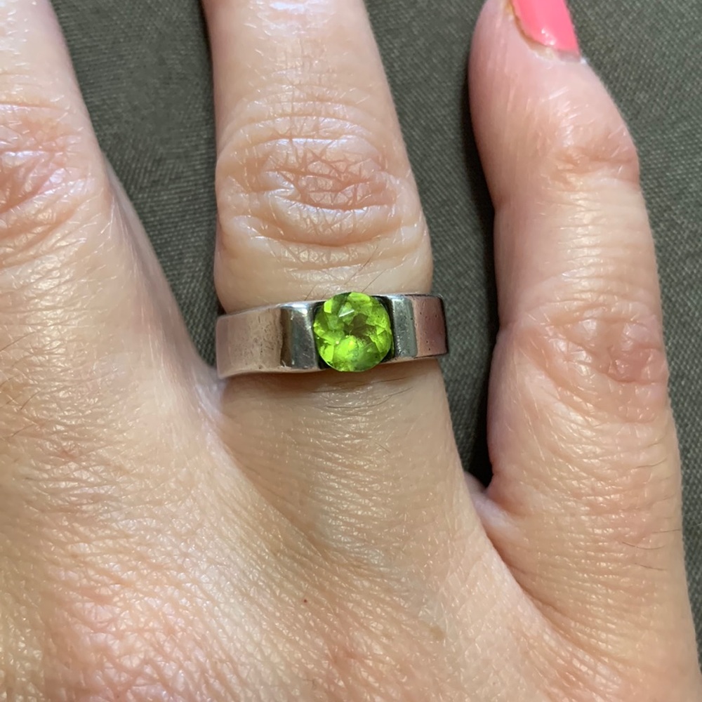 Sterling Silver gemstone ring